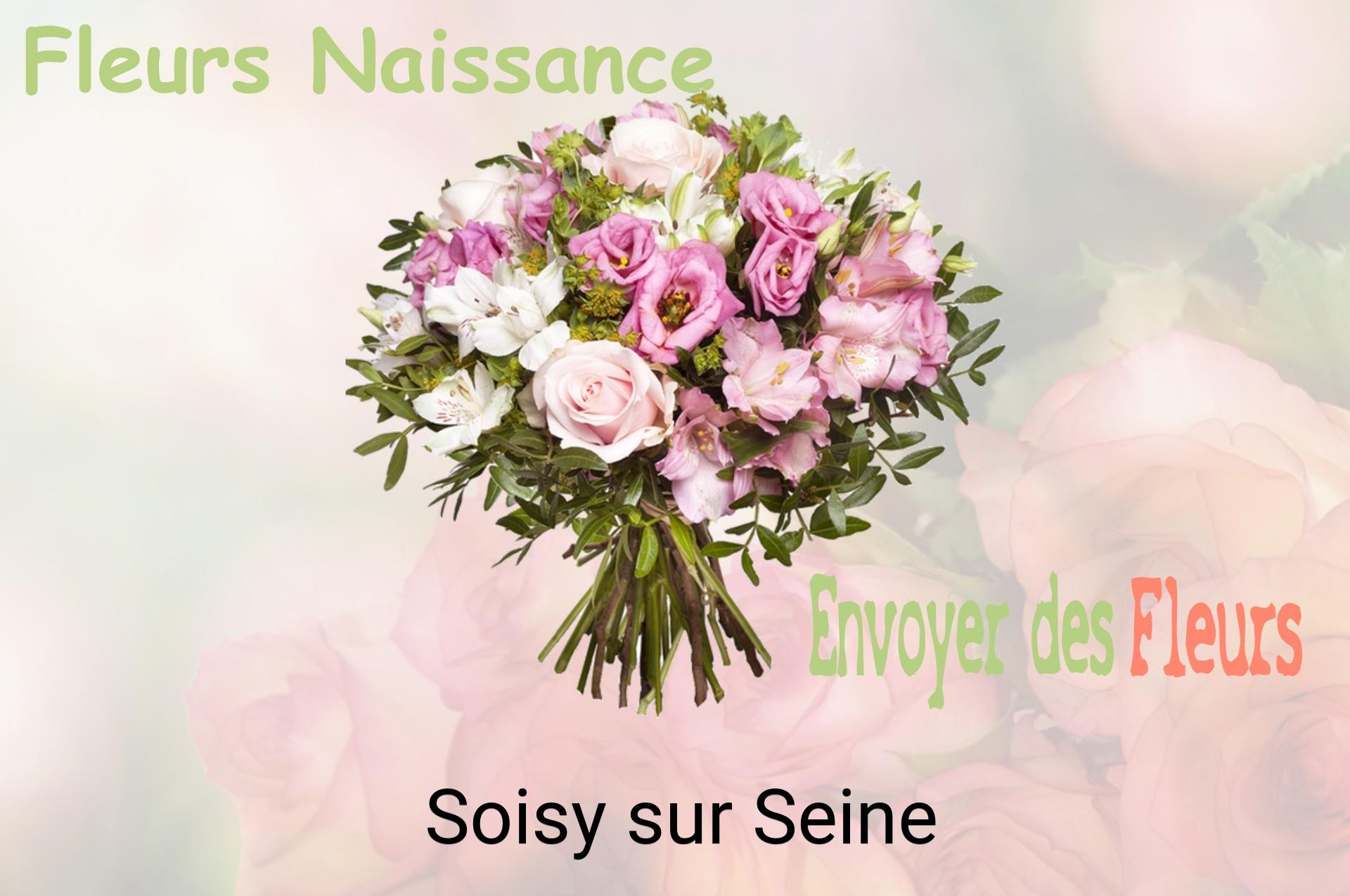 Bouquet de fleurs de naissance livré à Soisy-sur-Seine